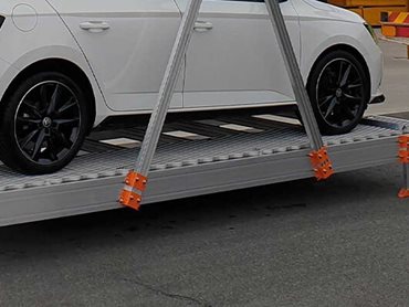 The support base platform was fabricated and assembled, with minor adjustments made using KOMBI's T-Bolt technology. 