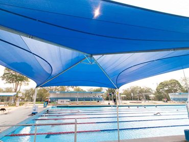 Alfresco Shade chose Commercial Heavy 430 architectural shade fabric from Gale Pacific