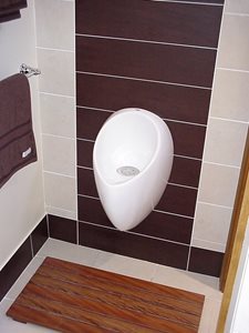 Uridan Cadet waterless urinal 