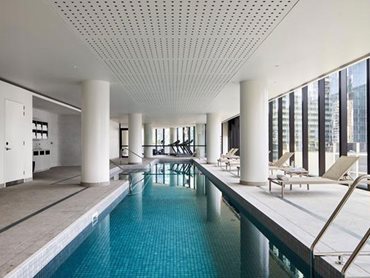Guests also have access to a 20m lap pool and gym © Peter Clarke