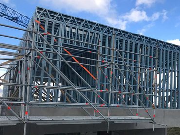 The LGS framing was detailed, engineered and fabricated in-house at SBS Group to withstand heavy snow 