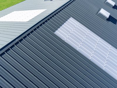 Insulated Roof Panels Grey