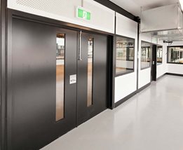 Timber partition doors for commercial applications