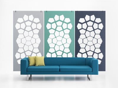 Woven Image EchoPanel®: Acoustic space dividing systems 