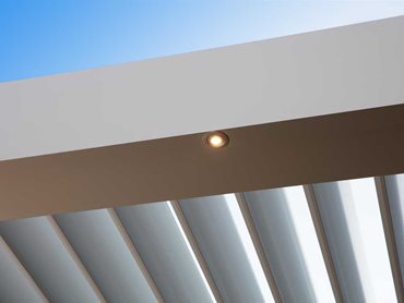 DecoCoat in an opening roof application: The Super Durable ‘Class 2’ powders are marine grade and UV stable with high colour retention. 