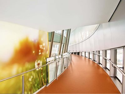 Altro Highly Durable And Customisable Wall And Flooring Products In Hospital Corridor