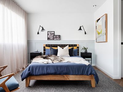 Easycraft Ascot vogue interior cladding in bedroom interior