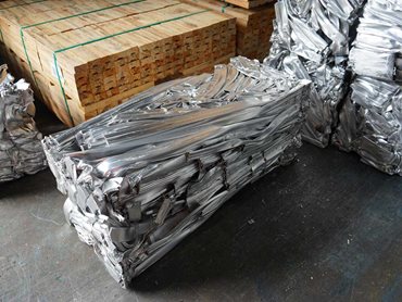 Production scrap from Capral’s Penrith extrusion plant will be baled and sent to Tomago to be remelted and added to new aluminium products