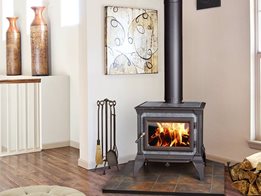 Hearthstone wood fireplaces stay warmer longer
