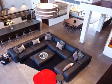 Polished concrete floors are extremely durable and need simple cleaning