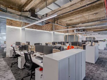 Lichen Collection and Ingrain carpet planks were selected for the SLR Consulting office fitout