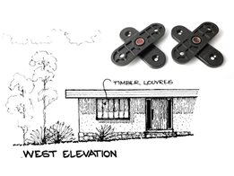 Angle-shoe pivots for timber louvres  