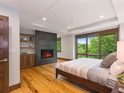 Castworks Amantii Fires Master Bedroom