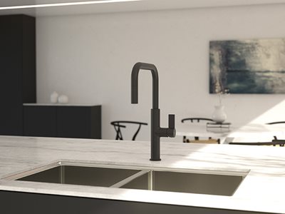 Caroma InVogue UrbaneII Pull Out Sinkmixer Matte Black