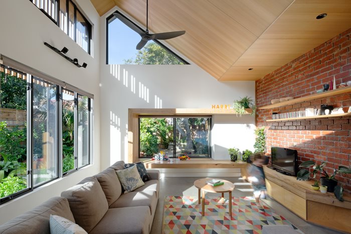 Passive design sustainable materials Victorian cottage