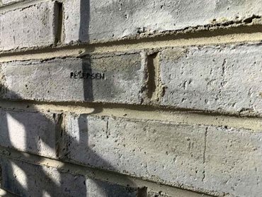 Petersen D91 bricks are handcrafted - the uneven surfaces create a tactile surface that is unmatched