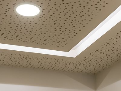 Siniat Createx Office Space White Ceiling