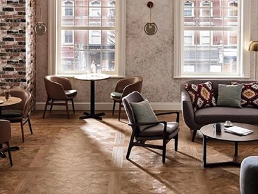 Wood designs such as Victorian Star Large can be used to recreate classic parquetry patterns 