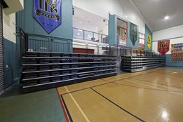 Mobile Retractable Seating - to give your venue flexibility between seating needs and space requirements, when you need to alter where you set up