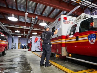 FDNY-EMS-39 Brooklyn NY - Solatube instantly transforms interiors into fresh, light-filled and inviting spaces