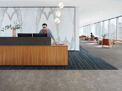 Interface Embodied Beauty Reception Flooring Grey Beige