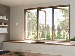 Centor S5 screen and blind for timber windows