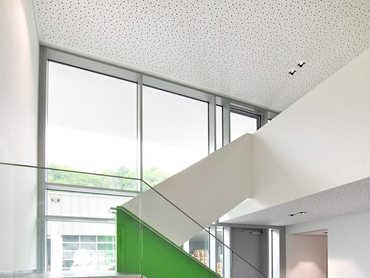 Stratopanel design options combined with noise absorption capabilities make it perfect for a wide range of commercial projects 