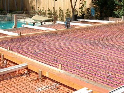 Comfort Heat Hydraulic Pool Building Site Foundations