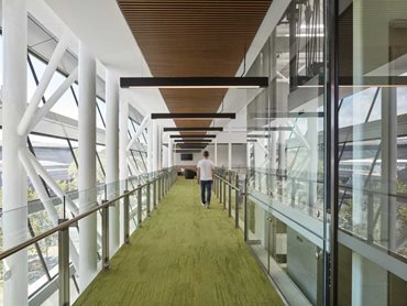 Capral's aluminium systems met the environmental objectives of the building’s design. 