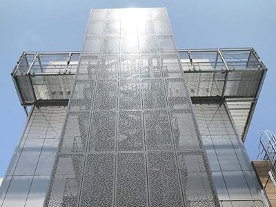 Weldlok Northconnex Tower Exterior Perforated Metal