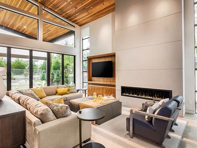 Ignite XL Residential Living Room Timber Ceiling