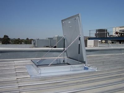 AM-BOSS Roof Access Hatch Industrial Ceiling