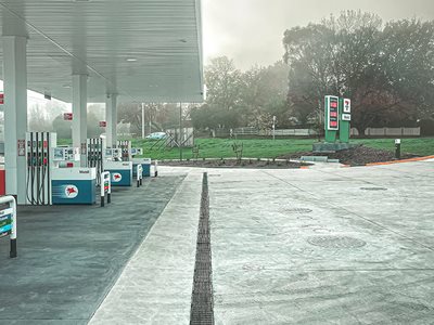 Allproof Plastic Drain for Seven Eleven Petrol Station