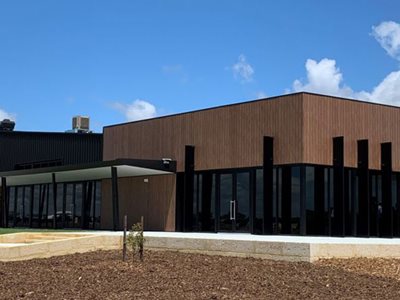 ULTRAWOOD Timber Cladding Battens Commercial School Facade