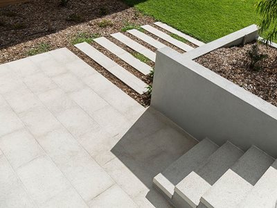 SVC Concrete Pavers Steps on Stones