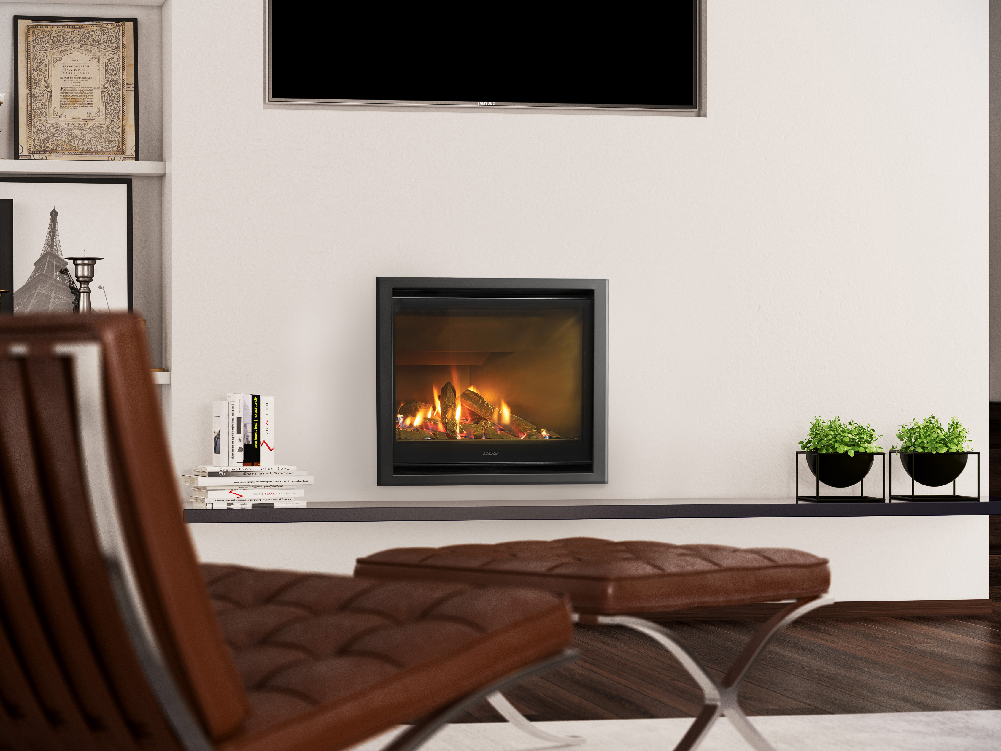 Escea fireplace adds a modern touch to 1950s weatherboard ...