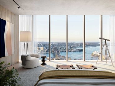 The Skyhome penthouses capture the essence of living high above Sydney Harbour