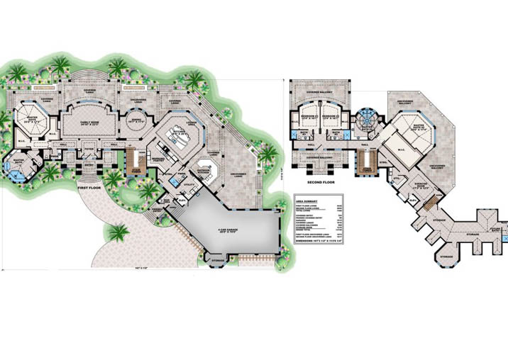 super mega mansions floor plan