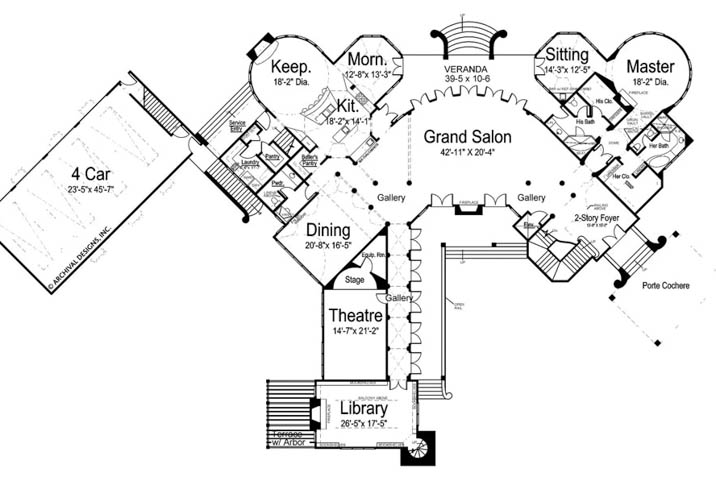 2 story mansion blueprints