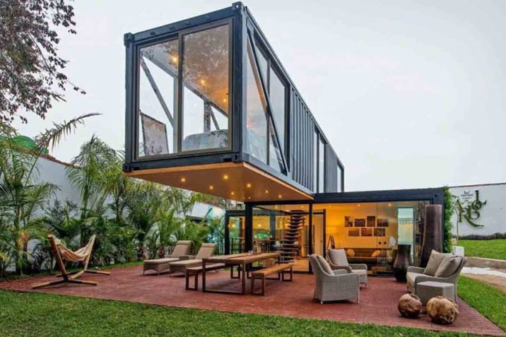 shipping container homes modern cheap two storey homes
