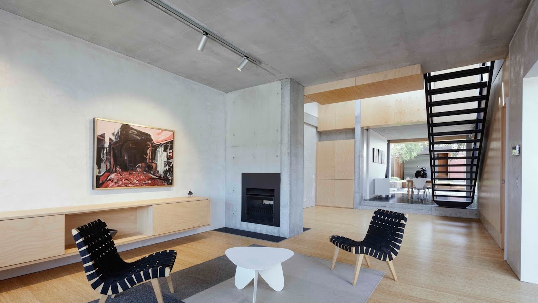 Lilyfield House concrete interiors
