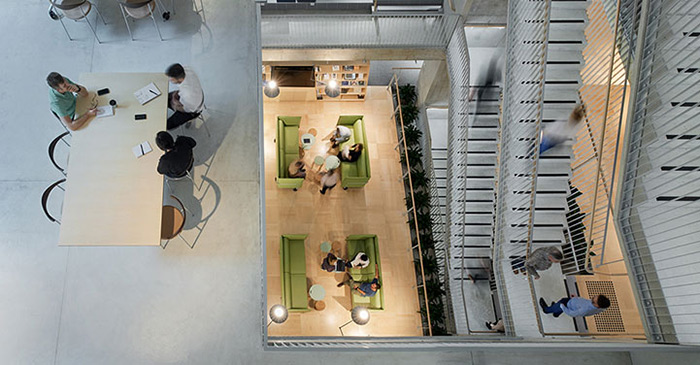 Aerial view of Arup office HQ