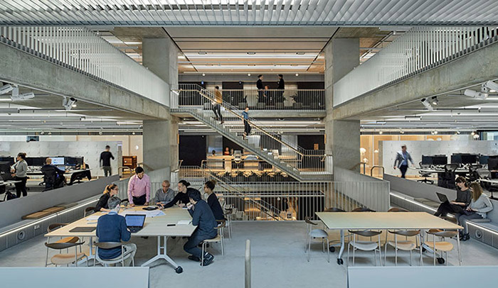 Interior view of Arup HQ meeting space