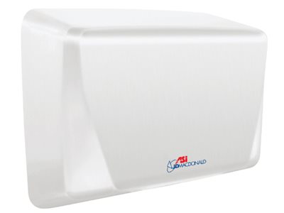 ASI JD MacDonald TURBO-Slim Hand Dryer White
