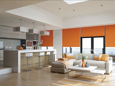 ABC Roller Blinds Orange Residential Interior Setting