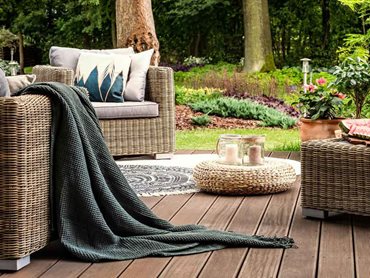 A rug will also minimise scuffing from furniture, preserving your deck’s appearance for a long time.