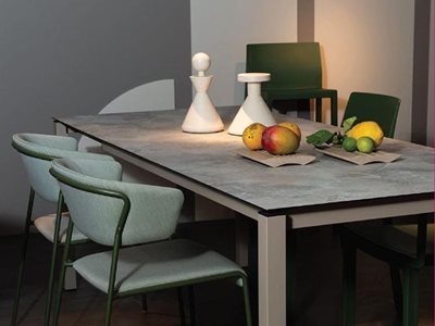 Nover Arpa Decorative High Pressure Laminate Dining Table