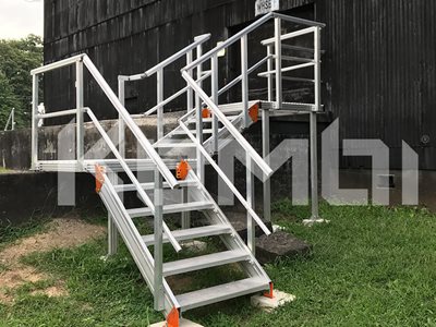 Kombi Aluminium External Stairs 