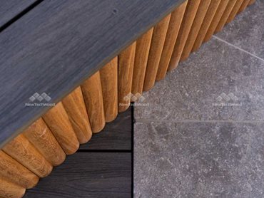 With NewTechWood, the clients got a timber look decking without the drawbacks of natural timber 