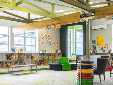 Whangaparaoa Primary School recently refurbished their school library with Autex Composition